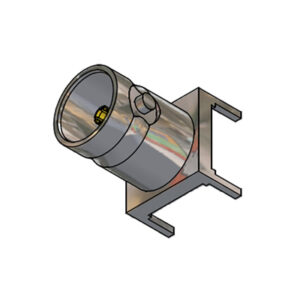 068 3GHz Top Entry PCB Mounted BNC Connector (Square Based)