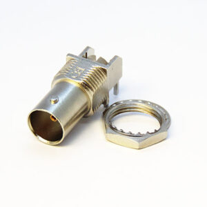 069-1 Right Angle PCB Mounting BNC Connector with Pathfinder Light Pipe