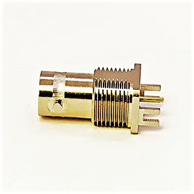 058g-2 3GHz Edge Mounting BNC Connector with Location Webs