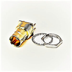 077G-1 3GHz Edge Mounting BNC Connector