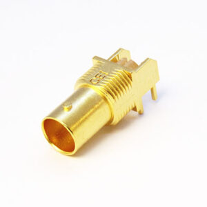 088G-1 3GHz Right Angle PCB Mounting BNC Connector with PathfinderTM Light Pipe