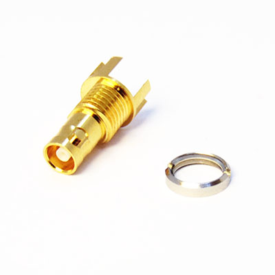 155-1 12GHz Edge Mount Micro BNC