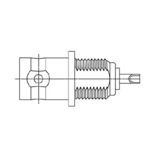 XBT-1005 BNC Female Cable Mounted Socket