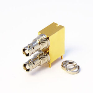 207-12GHz right angled Micro BNC Dual Port