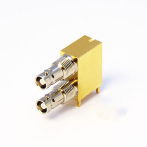 213-12GHz dual port right angled Micro BNC