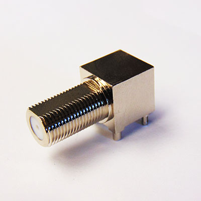 215- 6GHZ Right Angle F Connectors