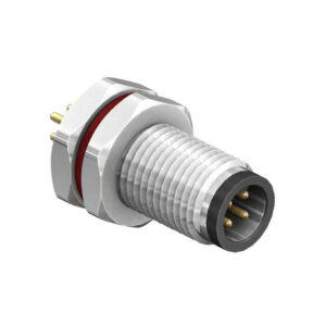 CC05-XXP-FA-PB M5 circular connector panel mount PCB Type front fastened plug