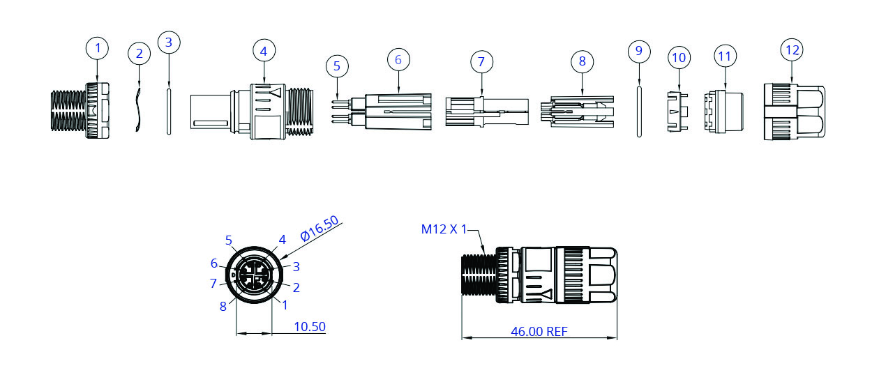 CC12-08P-X-AC30 drawing