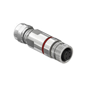 CC12-XXS-X04-AC M12 Circular Connector A and D Code Assembly Crimp Straight Socket