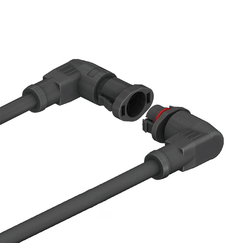 SCM-06SR-5A-XXXX M Circular Connector A Code Hook Type Right Angle Socket Cable paired