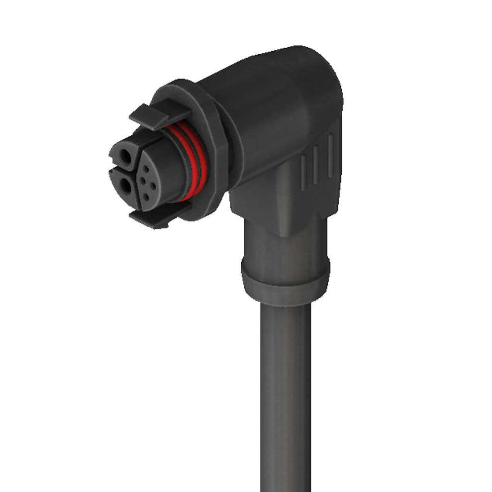SCM-06SR-5A-XXXX M Circular Connector A Code Hook Type Right Angle Socket Cable