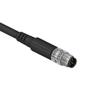 SCM05-XXPASS-XXXX M5 Circular Connector A Code Over Molding Cables Straight Shielded Plug