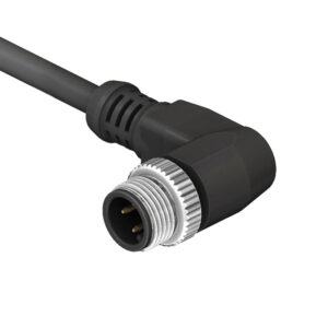 SCM12-XXPXR-XXXX M12 Circular Connector A and D Code Over Molding Cables Right Angle Plug