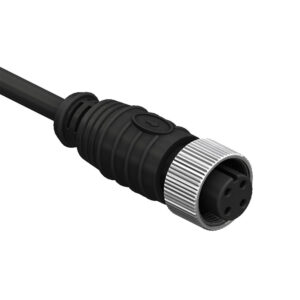 SCM16-XXSAS-XXXX M16 Circular Connector A Code Over Molding Cables Straight Socket