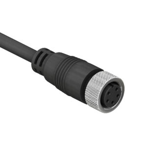 SCM20-XXSAS-XXXX M20 Circular Connector A Code Cable Straight Socket